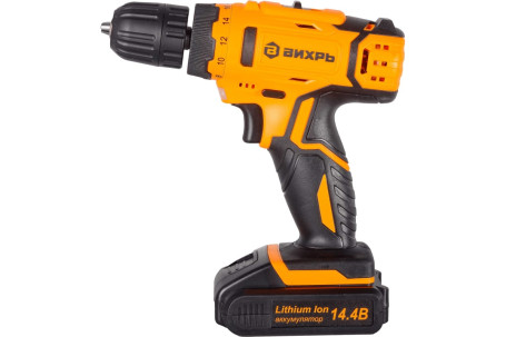 Дрель-шуруповерт аккумуляторная Вихрь ДА-14Л-2KА (ДА-14Л-2K) (1,5 А/ч)