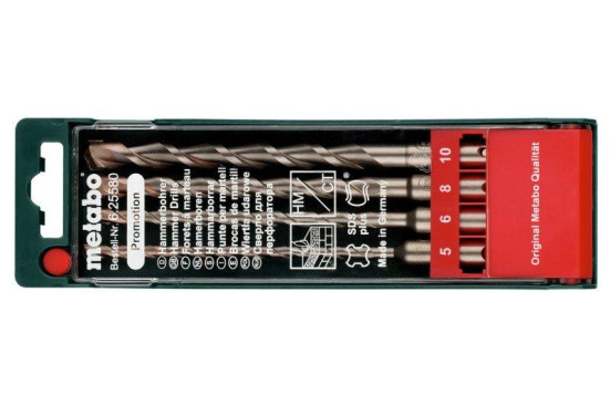 Набор буров SDS-Plus Metabo 5/6/8/10мм длина 160мм  625580000