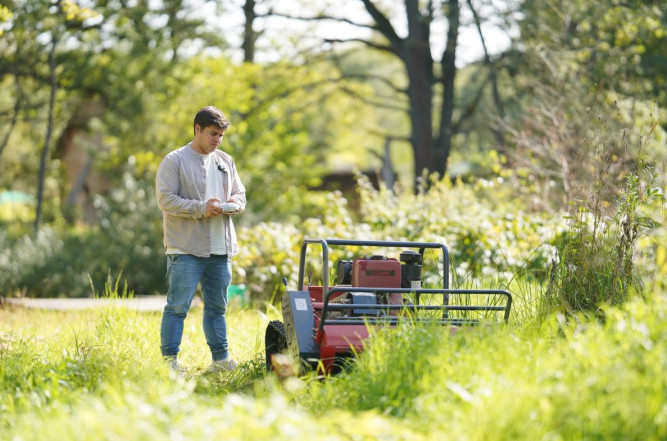 Косилка цеповая дизельная на радиоуправлении ZimAni RLM100 PRO