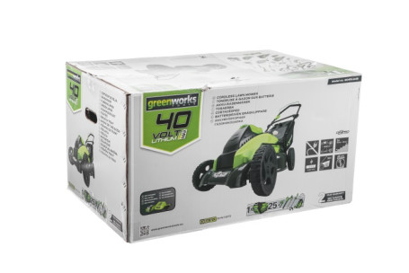 G-MAX 40V Аккумуляторная Бесщеточная Газонокосилка 45 см GD40LM45