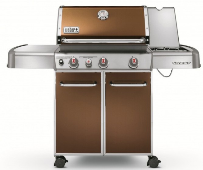 Газовый гриль Weber Genesis E-330 медного цвета в Екатеринбурге