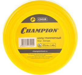 Корд трим.CHAMPION Star 2.4мм* 40м (звезда)