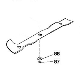 Нож для трактора правый Husqvarna 5815180-01