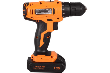 Дрель-шуруповерт аккумуляторная Вихрь ДА-18Л-2КА (1,5 А/ч)