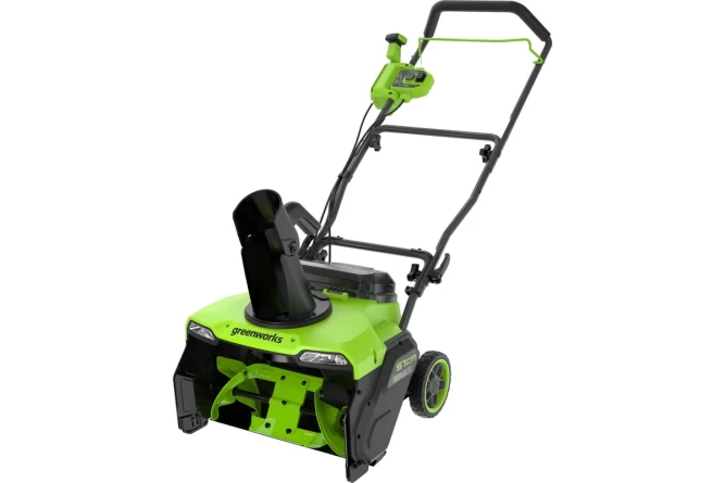 Снегоуборщик аккумуляторный Greenworks 40V 51 см GD40STX2K