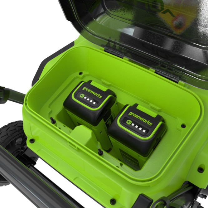 Снегоуборщик аккумуляторный Greenworks 40V 51 см GD40STX2K