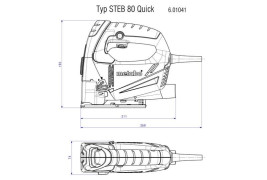 Лобзик Metabo STEB 80 Quick 601041500