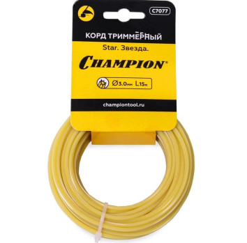 Корд трим.CHAMPION Star 3.0мм* 15м (звезда) в мотке