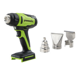 Строительный фен аккумуляторный Greenworks, Арт. 3400207, 24V, без АКБ и ЗУ