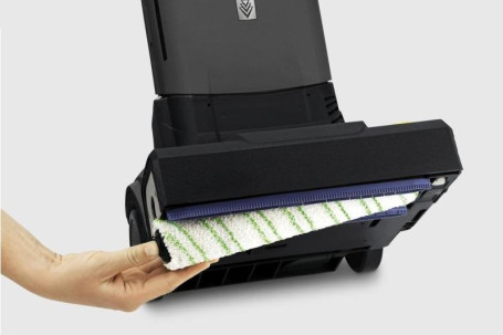 Цилиндрическая щетка 450мм из микроволокна св-зеленая керамогранит в сборе Karcher  4.037-093.0