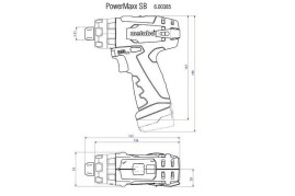 Аккумуляторная ударная дрель Metabo PowerMaxx SB Basic 600385890