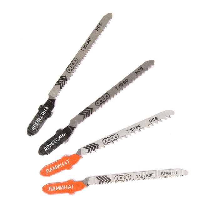 Набор пилок для лобзика EDGE by PATRIOT №3, 4шт в блистере