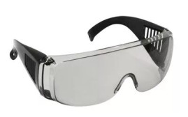 Очки защитные CHAMPION с дужками дымчатые