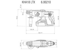 Аккумуляторный перфоратор Metabo KHA 18 LTX 600210500