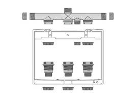 Коробка для клапана для полива V3 GARDENA 01255-29.000.00