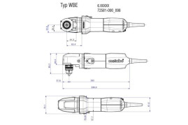 Угловая дрель Metabo WBE 700 600512000