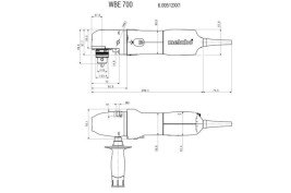 Угловая дрель Metabo WBE 700 600512000