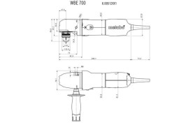 Угловая дрель Metabo WBE 700 600512000
