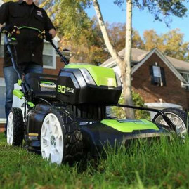 80V Pro 80V Аккумуляторная Бесщеточная Газонокосилка 51 см GD80LM53