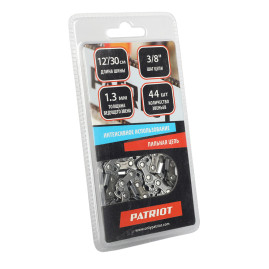 Цепь PATRIOT 91VS-44E, 3/8" 1.3мм 44 звена (блистер)