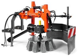 Горизонтальная, металлическая щетка 50см к райдеру Husqvarna P 525D