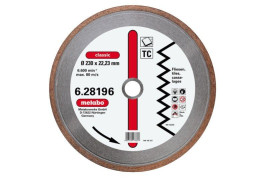 Алмазный диск Metabo 125х22,23мм Classic TC плитка 628193000