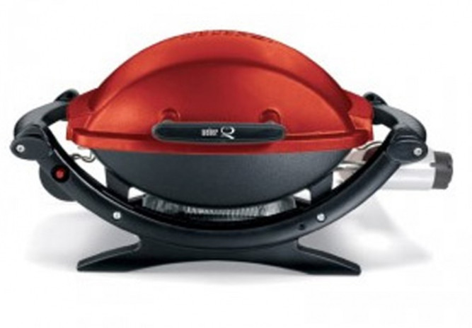 Электрический гриль Weber Q140 красный