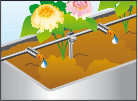 Комплект для микрокапельного полива в выходные дни горшечных растений GARDENA 01407-20.000.00