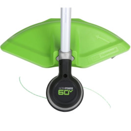 Триммер аккумуляторный Greenworks Арт. 2108307UB, 60V, 40 см, бесщеточный, c АКБ 1х4Ач и ЗУ