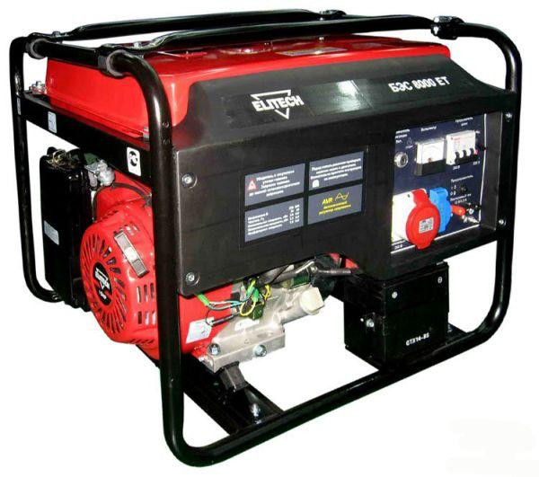 Бензогенератор ELITECH БЭС 8000ЕТ
