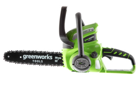 Аккумуляторная цепная пила Greenworks G-MAX 40V (30 см) (комплект АКБ 4 А/ч и ЗУ) G40CS30