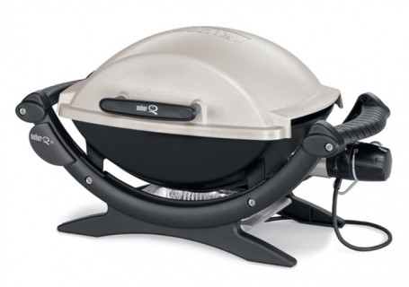 Электрический гриль Weber Q140 темно-серый