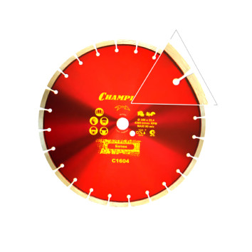 Диск алмазный CHAMPION бетон ST 350/25,4/10 Concremax (старый бетон, ж/б с наполн.сред.тв), CHAMPION, C1604