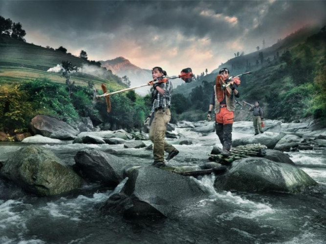 Триммер бензиновый бензокоса HUSQVARNA 327Rx