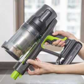 Пылесос беспроводной вертикальный аккумуляторный Greenworks Арт. 4700607UB, 24V, с 1хАКБ 4 Ач и ЗУ