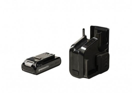 Пылесос беспроводной вертикальный аккумуляторный Greenworks Арт. 4700607UB, 24V, с 1хАКБ 4 Ач и ЗУ