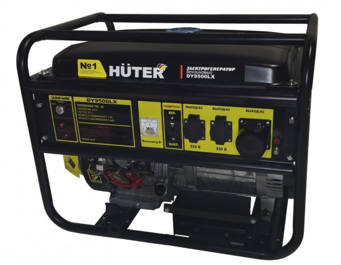 Бензогенератор Huter DY9500LX