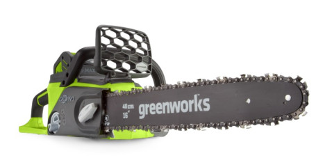 Аккумуляторная цепная пила Greenworks G-MAX 40V (40 см) (комплект АКБ 4 А/ч и ЗУ) GD40CS40K4