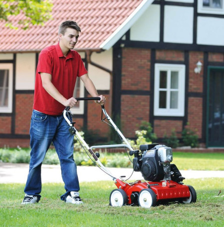 Скарификатор бензиновый (вертикуттер) Tielbuerger TV410