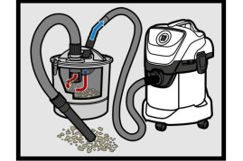 Фильтр для золы Premium 20л с металлическим шлангом 1м и трубки 230мм к WD 2 - WD 6 Karcher 2.863-161.0