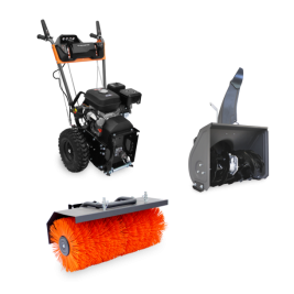 Подметальная машина бензиновая VILLARTEC SW7080E (Насадка снег)