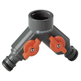 1" Распределитель 2-х канальный GARDENA 00940-20.000.00