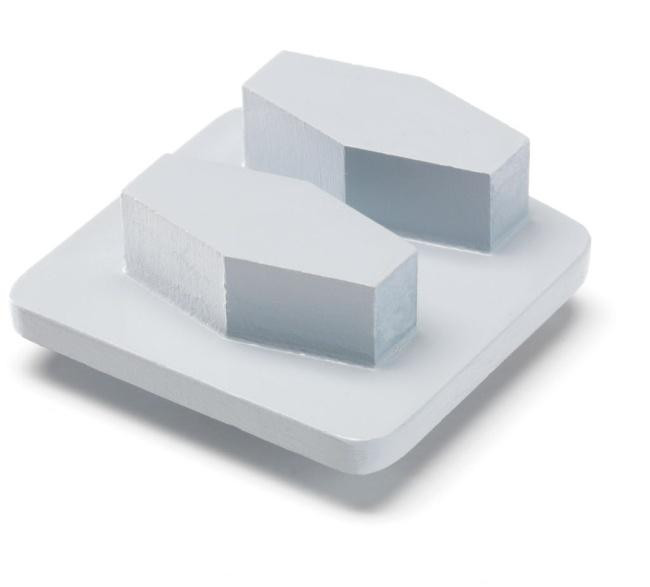 Сегмент HUSQVARNA G643D 5430893-87 двойной зерно 20  (бетон М200-300 грубая шлифовка, 300-400 м2)