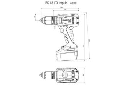Аккумуляторная дрель-шуруповерт Metabo BS 18 LTX Impuls 602191890