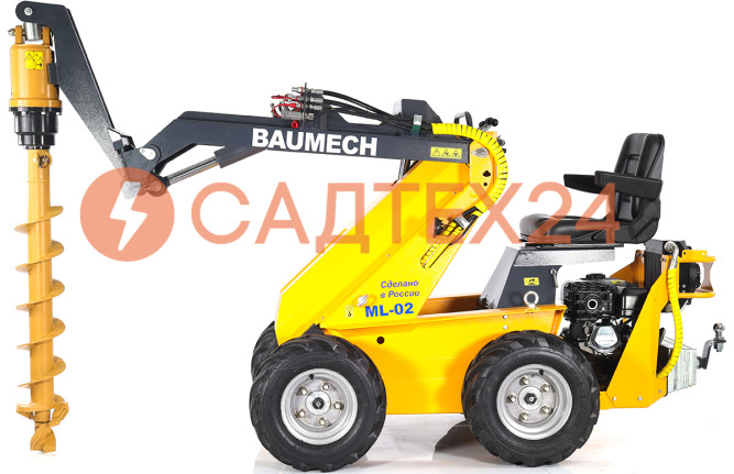 Шнек для гидровращателя Delta SА4 (кат.I-II) D200 мм, L1200 мм, H-d65, 26,5 кг