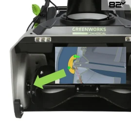 Снегоуборщик аккумуляторный Greenworks 82SN22, 82V, 56 см, бесщеточный, c 1хАКБ 5Ач и ЗУ