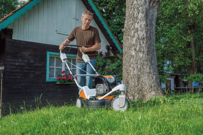 Газонокосилка STIHL RM 3 RT 48см бензиновая мульчирующая