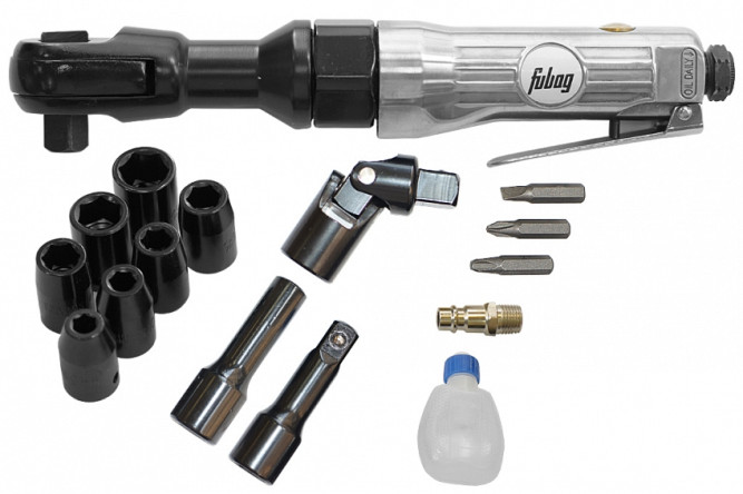 Пневмогайковерт угловой FUBAG RW61 1/2&amp;quot; С НАБОРОМ В КЕЙСЕ