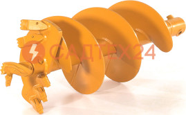 Шнек для гидровращателя Delta SA4 (кат.I-II), D-400, L-1200, H-d65, 47 кг