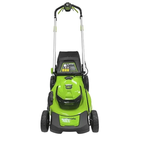 Газонокосилка аккумуляторная Greenworks GD40LM48SP, 40V, 48 см, самоходная, бесщеточная, c 1хАКБ 8 Ач и ЗУ